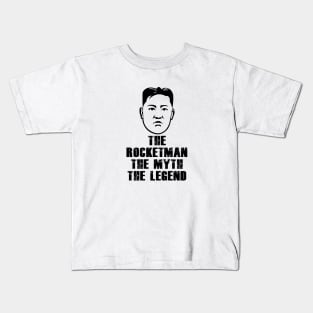 Rocketman Kim Jong Un Kids T-Shirt